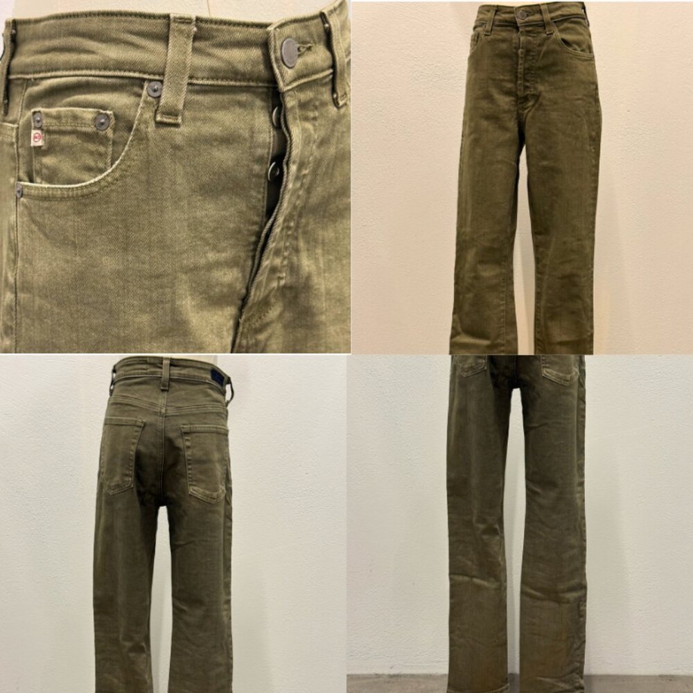 AG-ED DENIM Alexis Slim High-Rise Vintage Fit grey Jeans Size 26